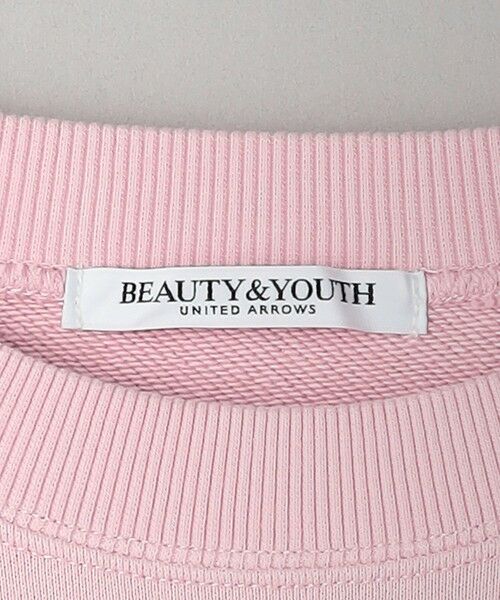 BEAUTY&YOUTH UNITED ARROWS / ビューティー&ユース ユナイテッドアローズ スウェット | コットン裏毛 ロゴ スウェット プルオーバー | 詳細21