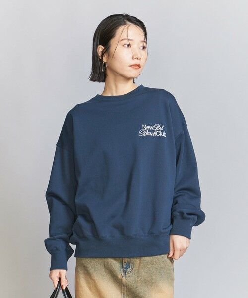 BEAUTY&YOUTH UNITED ARROWS / ビューティー&ユース ユナイテッドアローズ スウェット | コットン裏毛 ロゴ スウェット プルオーバー | 詳細24