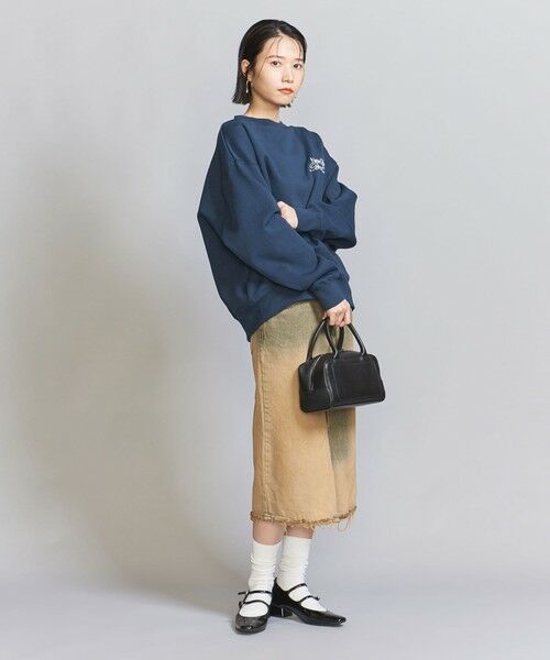 BEAUTY&YOUTH UNITED ARROWS / ビューティー&ユース ユナイテッドアローズ スウェット | コットン裏毛 ロゴ スウェット プルオーバー | 詳細25