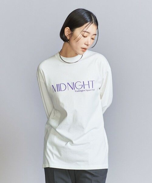 BEAUTY&YOUTH UNITED ARROWS / ビューティー&ユース ユナイテッドアローズ カットソー | MID NIGHT ロングスリーブTシャツ | 詳細1