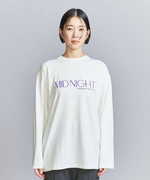 BEAUTY&YOUTH UNITED ARROWS / ビューティー&ユース ユナイテッドアローズ カットソー | MID NIGHT ロングスリーブTシャツ | 詳細4