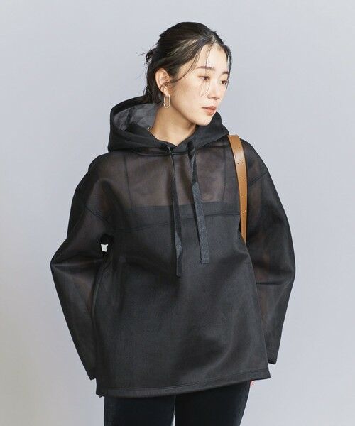 BEAUTY&YOUTH UNITED ARROWS / ビューティー&ユース ユナイテッドアローズ カットソー | シアー フーディ トップス | 詳細2