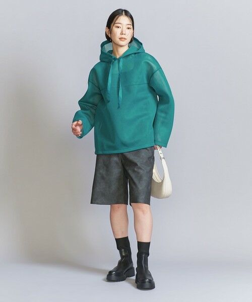 BEAUTY&YOUTH UNITED ARROWS / ビューティー&ユース ユナイテッドアローズ カットソー | シアー フーディ トップス | 詳細24