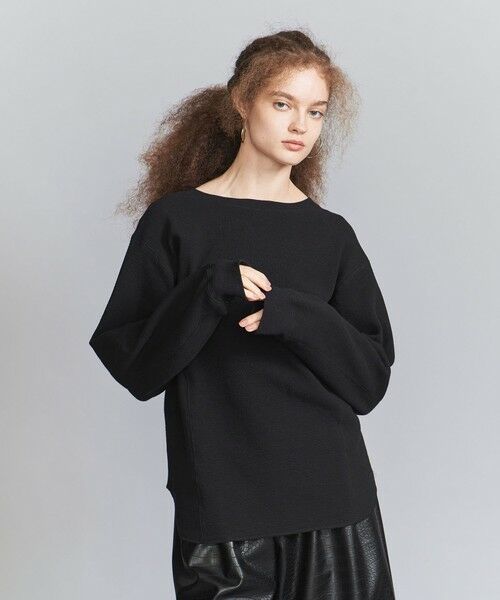 BEAUTY&YOUTH UNITED ARROWS / ビューティー&ユース ユナイテッドアローズ カットソー | ダブルフェイス ホック プルオーバー -2WAY- | 詳細8