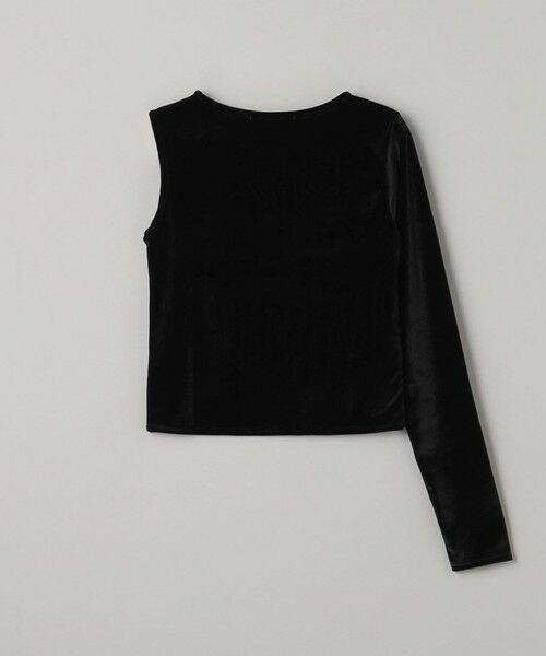 BEAUTY&YOUTH UNITED ARROWS / ビューティー&ユース ユナイテッドアローズ カットソー | ＜NOTHINGEVERYTHING＞ベルベット ワンショルダー トップス | 詳細1