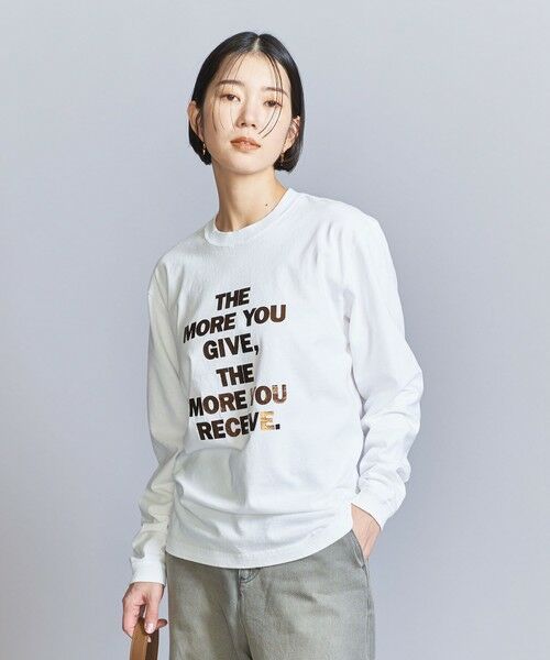 BEAUTY&YOUTH UNITED ARROWS / ビューティー&ユース ユナイテッドアローズ カットソー | 【別注】＜OAFISH＞プリント ロングスリーブ Tシャツ | 詳細2