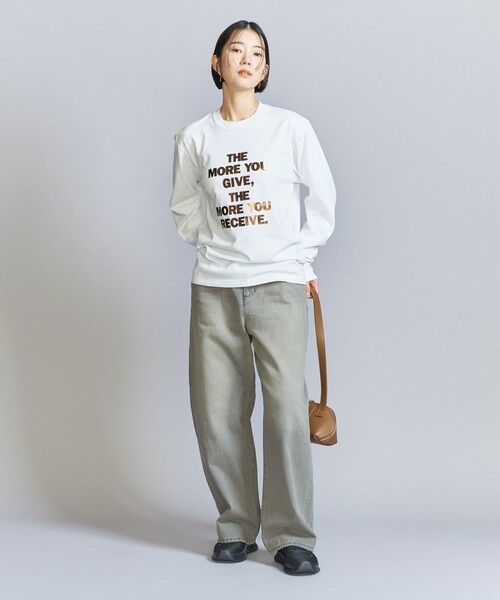 BEAUTY&YOUTH UNITED ARROWS / ビューティー&ユース ユナイテッドアローズ カットソー | 【別注】＜OAFISH＞プリント ロングスリーブ Tシャツ | 詳細3