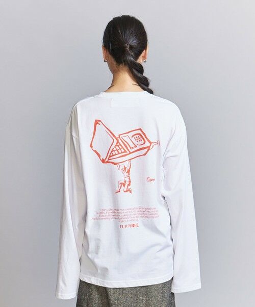 BEAUTY&YOUTH UNITED ARROWS / ビューティー&ユース ユナイテッドアローズ Tシャツ | 【別注】＜Ophrys＞プリント ロングスリーブ Tシャツ | 詳細6