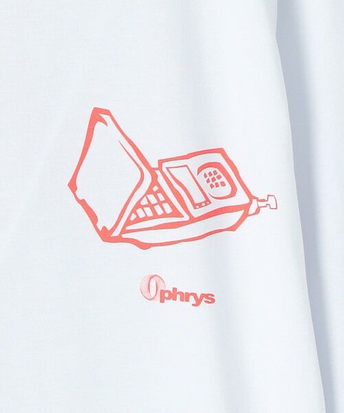 BEAUTY&YOUTH UNITED ARROWS / ビューティー&ユース ユナイテッドアローズ Tシャツ | 【別注】＜Ophrys＞プリント ロングスリーブ Tシャツ | 詳細11