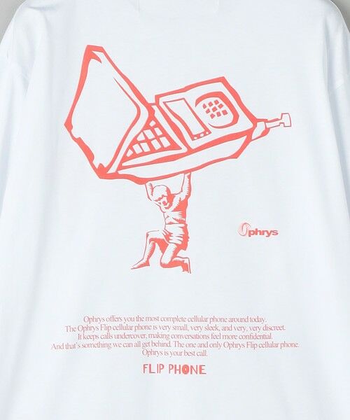 BEAUTY&YOUTH UNITED ARROWS / ビューティー&ユース ユナイテッドアローズ Tシャツ | 【別注】＜Ophrys＞プリント ロングスリーブ Tシャツ | 詳細12