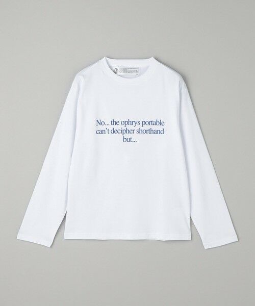 BEAUTY&YOUTH UNITED ARROWS / ビューティー&ユース ユナイテッドアローズ Tシャツ | 【別注】＜Ophrys＞プリント ロングスリーブ Tシャツ | 詳細18