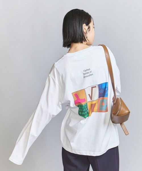 BEAUTY&YOUTH UNITED ARROWS / ビューティー&ユース ユナイテッドアローズ Tシャツ | 【別注】＜Ophrys＞プリント ロングスリーブ Tシャツ | 詳細19