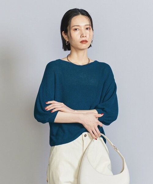 BEAUTY&YOUTH UNITED ARROWS / ビューティー&ユース ユナイテッドアローズ ニット・セーター | 【WEB限定】レーヨンコットン アゼニットプルオーバー -2WAY- | 詳細28