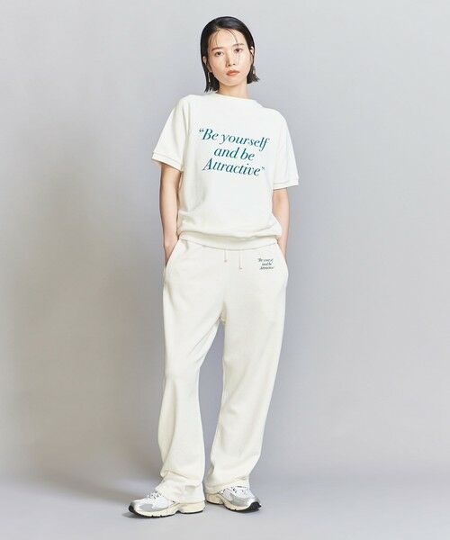 BEAUTY&YOUTH UNITED ARROWS / ビューティー&ユース ユナイテッドアローズ チノ・ワークパンツ | 【別注】＜HANTEX＞スウェット パンツ/WHITE | 詳細2