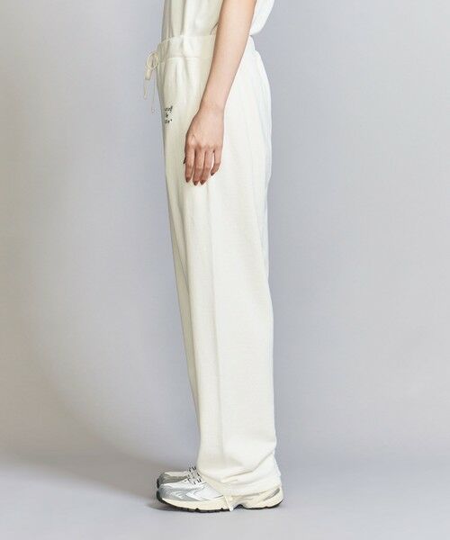 BEAUTY&YOUTH UNITED ARROWS / ビューティー&ユース ユナイテッドアローズ チノ・ワークパンツ | 【別注】＜HANTEX＞スウェット パンツ/WHITE | 詳細4