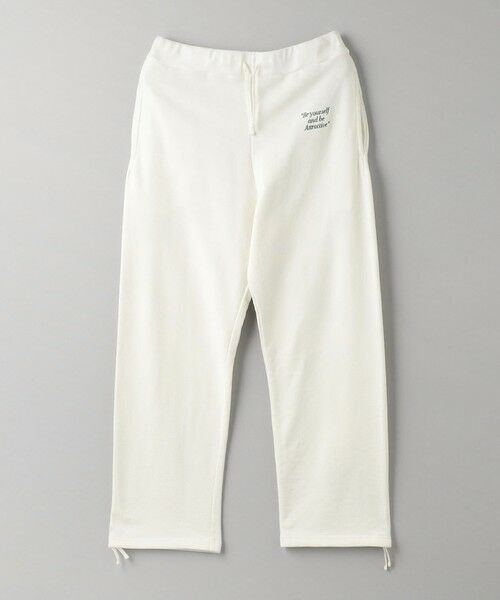 BEAUTY&YOUTH UNITED ARROWS / ビューティー&ユース ユナイテッドアローズ チノ・ワークパンツ | 【別注】＜HANTEX＞スウェット パンツ/WHITE | 詳細6