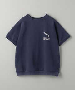 【別注】＜HANTEX＞スウェット ショートスリーブ プルオーバー/NAVY