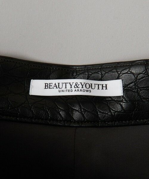 BEAUTY&YOUTH UNITED ARROWS / ビューティー&ユース ユナイテッドアローズ ショート・ハーフ・半端丈パンツ | フェイククロコレザー ショーツ | 詳細14