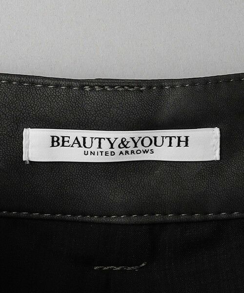 BEAUTY&YOUTH UNITED ARROWS / ビューティー&ユース ユナイテッドアローズ ショート・ハーフ・半端丈パンツ | フェイクレザー ハーフパンツ | 詳細25