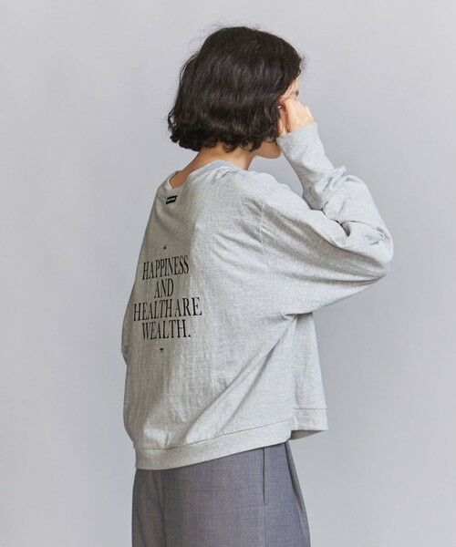 BEAUTY&YOUTH UNITED ARROWS / ビューティー&ユース ユナイテッドアローズ Tシャツ | 【別注】＜Americana＞ロゴ ロングスリーブ Tシャツ | 詳細2