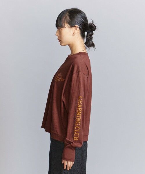 BEAUTY&YOUTH UNITED ARROWS / ビューティー&ユース ユナイテッドアローズ Tシャツ | 【別注】＜Americana＞ロゴ ロングスリーブ Tシャツ | 詳細14