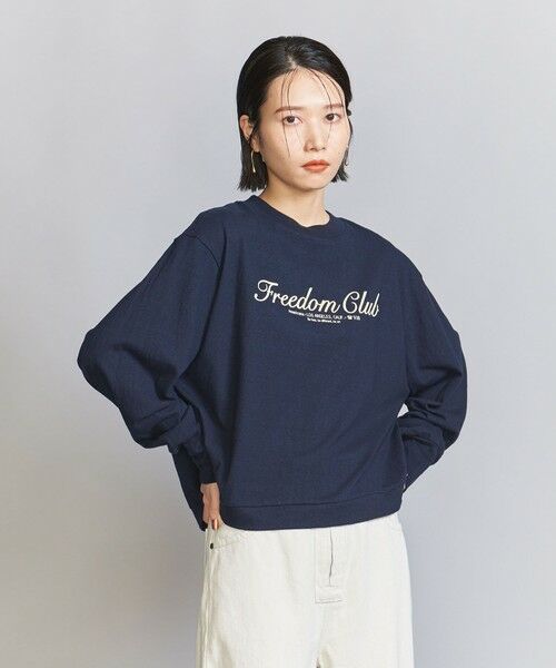 BEAUTY&YOUTH UNITED ARROWS / ビューティー&ユース ユナイテッドアローズ Tシャツ | 【別注】＜Americana＞ロゴ ロングスリーブ Tシャツ | 詳細18