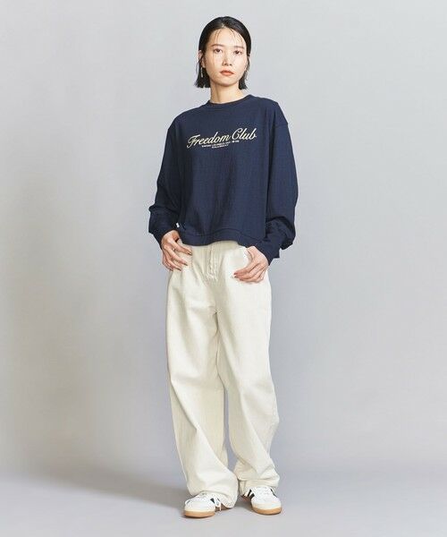 BEAUTY&YOUTH UNITED ARROWS / ビューティー&ユース ユナイテッドアローズ Tシャツ | 【別注】＜Americana＞ロゴ ロングスリーブ Tシャツ | 詳細20