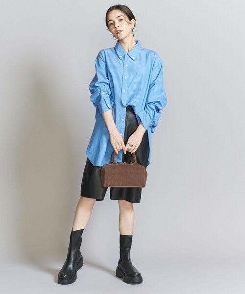 BEAUTY&YOUTH UNITED ARROWS / ビューティー&ユース ユナイテッドアローズ ブーツ（ロング丈） | ＜CORSO ROMA 9＞レザー リブサイドゴアブーツ | 詳細3