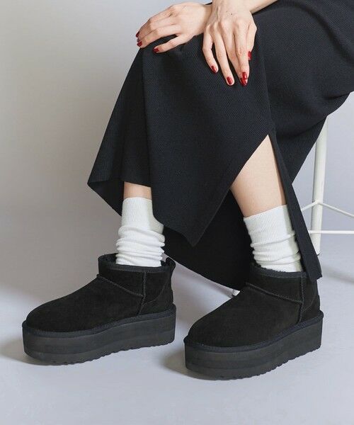 BEAUTY&YOUTH UNITED ARROWS / ビューティー&ユース ユナイテッドアローズ ブーツ（ショート丈） | ＜UGG＞クラシック ウルトラミニプラットフォーム ブーツ | 詳細3