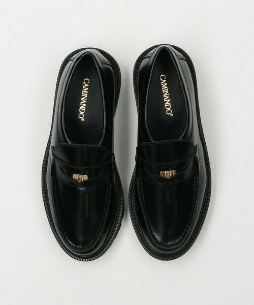 BEAUTY&YOUTH UNITED ARROWS / ビューティー&ユース ユナイテッドアローズ フラットシューズ | 【別注】 ＜CAMINANDO＞レザー コインローファー | 詳細5