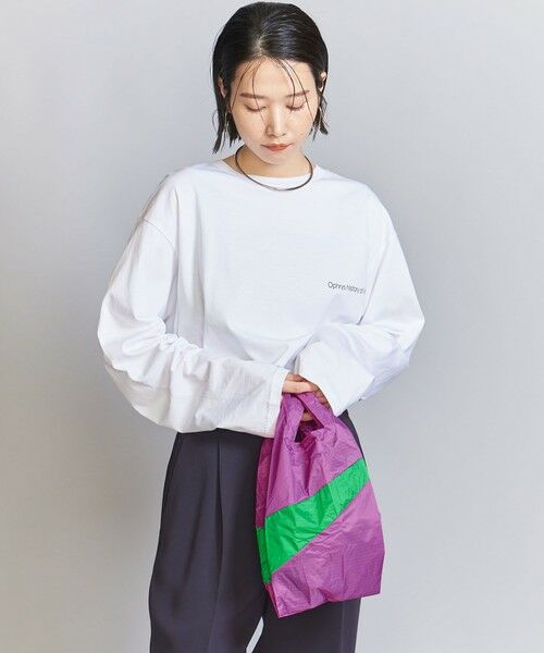 BEAUTY&YOUTH UNITED ARROWS / ビューティー&ユース ユナイテッドアローズ エコバッグ | ＜SUSAN BIJL＞ショッピングバッグ S | 詳細6