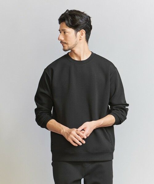 BEAUTY&YOUTH UNITED ARROWS / ビューティー&ユース ユナイテッドアローズ スウェット | 【WEB限定 WARDROBE SMART】ダブルニット クルーネック スウェット/セットアップ対応 | 詳細2