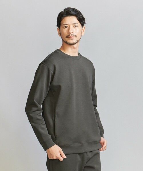 BEAUTY&YOUTH UNITED ARROWS / ビューティー&ユース ユナイテッドアローズ スウェット | 【WEB限定 WARDROBE SMART】ダブルニット クルーネック スウェット/セットアップ対応 | 詳細15