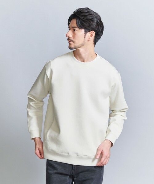 BEAUTY&YOUTH UNITED ARROWS / ビューティー&ユース ユナイテッドアローズ スウェット | 【WEB限定 WARDROBE SMART】ダブルニット クルーネック スウェット/セットアップ対応 | 詳細18