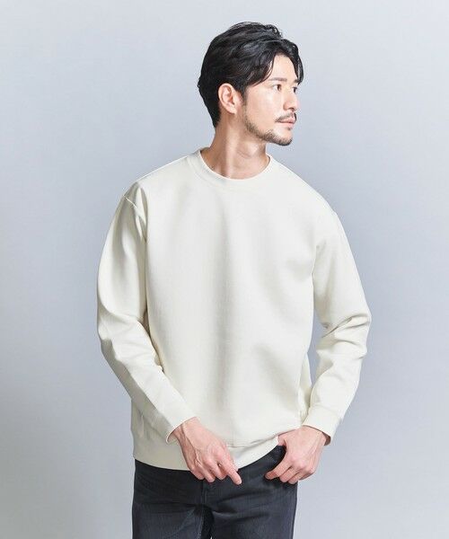 BEAUTY&YOUTH UNITED ARROWS / ビューティー&ユース ユナイテッドアローズ スウェット | 【WEB限定 WARDROBE SMART】ダブルニット クルーネック スウェット/セットアップ対応 | 詳細19