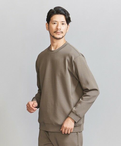 BEAUTY&YOUTH UNITED ARROWS / ビューティー&ユース ユナイテッドアローズ スウェット | 【WEB限定 WARDROBE SMART】ダブルニット クルーネック スウェット/セットアップ対応 | 詳細21