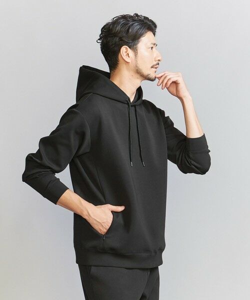 BEAUTY&YOUTH UNITED ARROWS / ビューティー&ユース ユナイテッドアローズ パーカー | 【WEB限定 WARDROBE SMART】ダブルニット  スウェット パーカー/セットアップ対応 | 詳細1