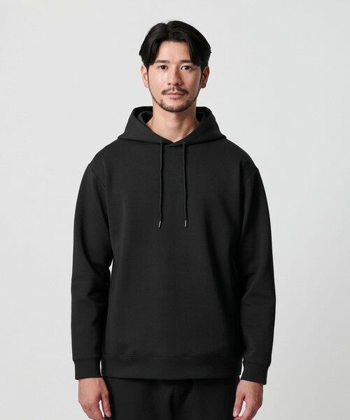 BEAUTY&YOUTH UNITED ARROWS / ビューティー&ユース ユナイテッドアローズ パーカー | 【WEB限定 WARDROBE SMART】ダブルニット  スウェット パーカー/セットアップ対応 | 詳細4