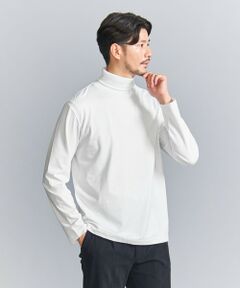 【WEB限定 WARDROBE SMART】 クリア ガスコットン タートルネック カットソー【抗菌・防臭】