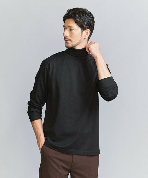 BEAUTY&YOUTH UNITED ARROWS / ビューティー&ユース ユナイテッドアローズ カットソー | 【WEB限定 WARDROBE SMART】 クリア ガスコットン タートルネック カットソー【抗菌・防臭】 | 詳細6