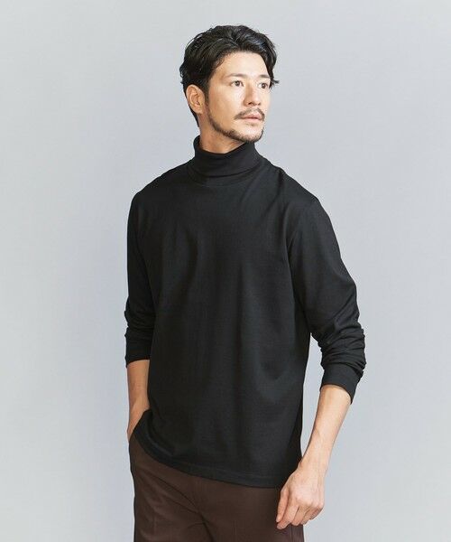 BEAUTY&YOUTH UNITED ARROWS / ビューティー&ユース ユナイテッドアローズ カットソー | 【WEB限定 WARDROBE SMART】 クリア ガスコットン タートルネック カットソー【抗菌・防臭】 | 詳細7