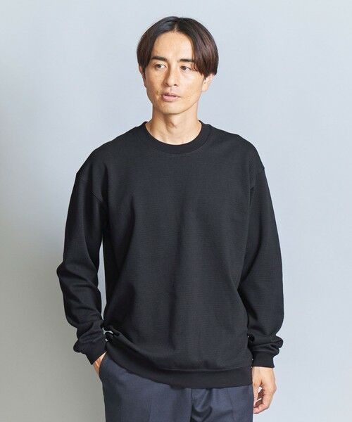 BEAUTY&YOUTH UNITED ARROWS / ビューティー&ユース ユナイテッドアローズ カットソー | ジャカード ボーダー スウェットTシャツ | 詳細1