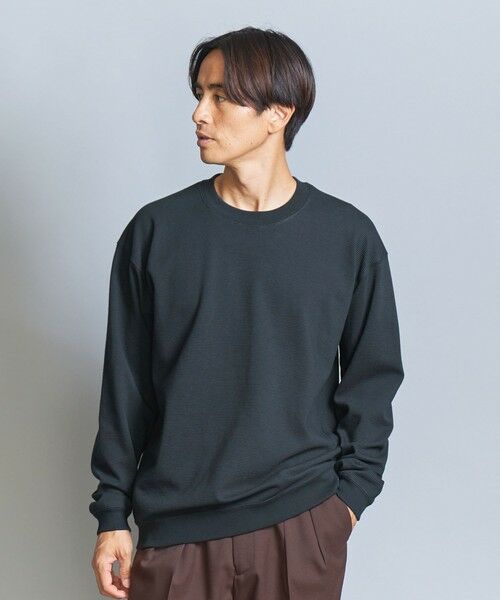 BEAUTY&YOUTH UNITED ARROWS / ビューティー&ユース ユナイテッドアローズ カットソー | ジャカード ボーダー スウェットTシャツ | 詳細18