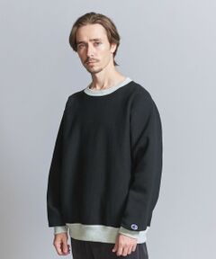 【別注】 ＜CHAMPION＞ ツートーン クルーネック スウェット