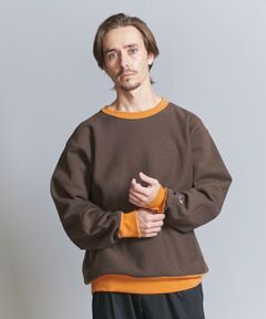 【別注】 ＜CHAMPION＞ ツートーン クルーネック スウェット