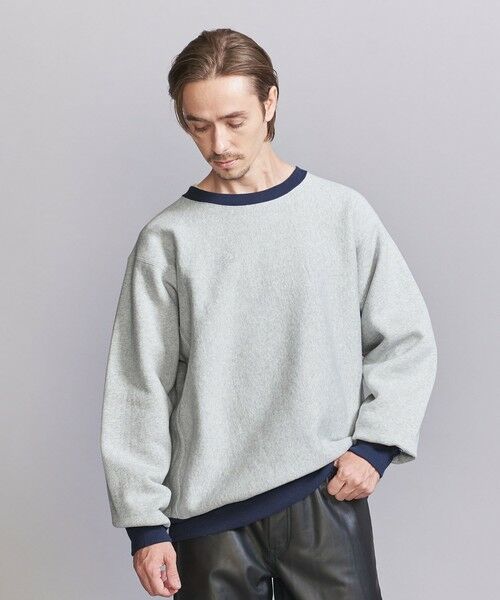 BEAUTY&YOUTH UNITED ARROWS / ビューティー&ユース ユナイテッドアローズ カットソー | 【別注】 ＜CHAMPION＞ ツートーン クルーネック スウェット | 詳細6