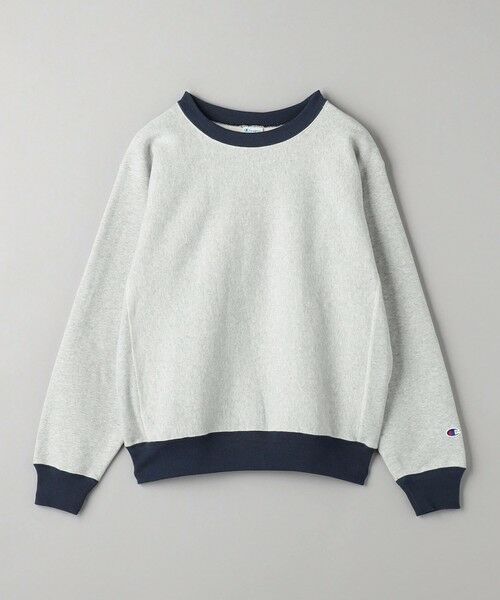 BEAUTY&YOUTH UNITED ARROWS / ビューティー&ユース ユナイテッドアローズ カットソー | 【別注】 ＜CHAMPION＞ ツートーン クルーネック スウェット | 詳細14