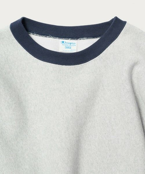 BEAUTY&YOUTH UNITED ARROWS / ビューティー&ユース ユナイテッドアローズ カットソー | 【別注】 ＜CHAMPION＞ ツートーン クルーネック スウェット | 詳細15