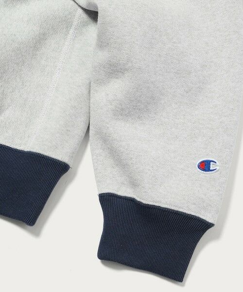 BEAUTY&YOUTH UNITED ARROWS / ビューティー&ユース ユナイテッドアローズ カットソー | 【別注】 ＜CHAMPION＞ ツートーン クルーネック スウェット | 詳細17