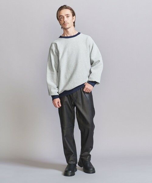 BEAUTY&YOUTH UNITED ARROWS / ビューティー&ユース ユナイテッドアローズ カットソー | 【別注】 ＜CHAMPION＞ ツートーン クルーネック スウェット | 詳細8